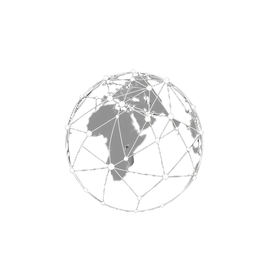 Wireframe globe
